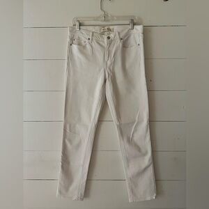 Gap Real Straight white denim